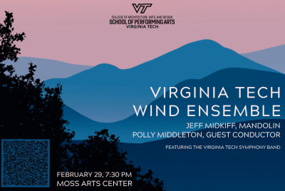 Feb. 29 VT Wind Ensemble and Symphony Band