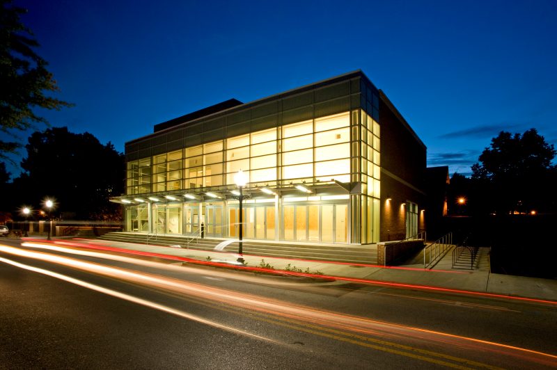 Night view of Theatre 101